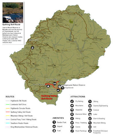 Quthing Valley 4x4 Route, Lesotho